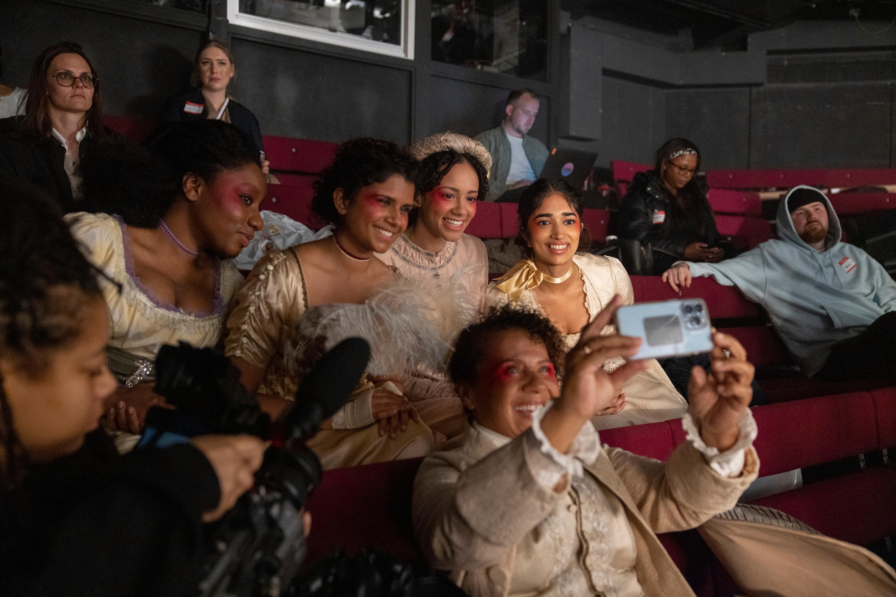 Queen Charlotte behind the scenes