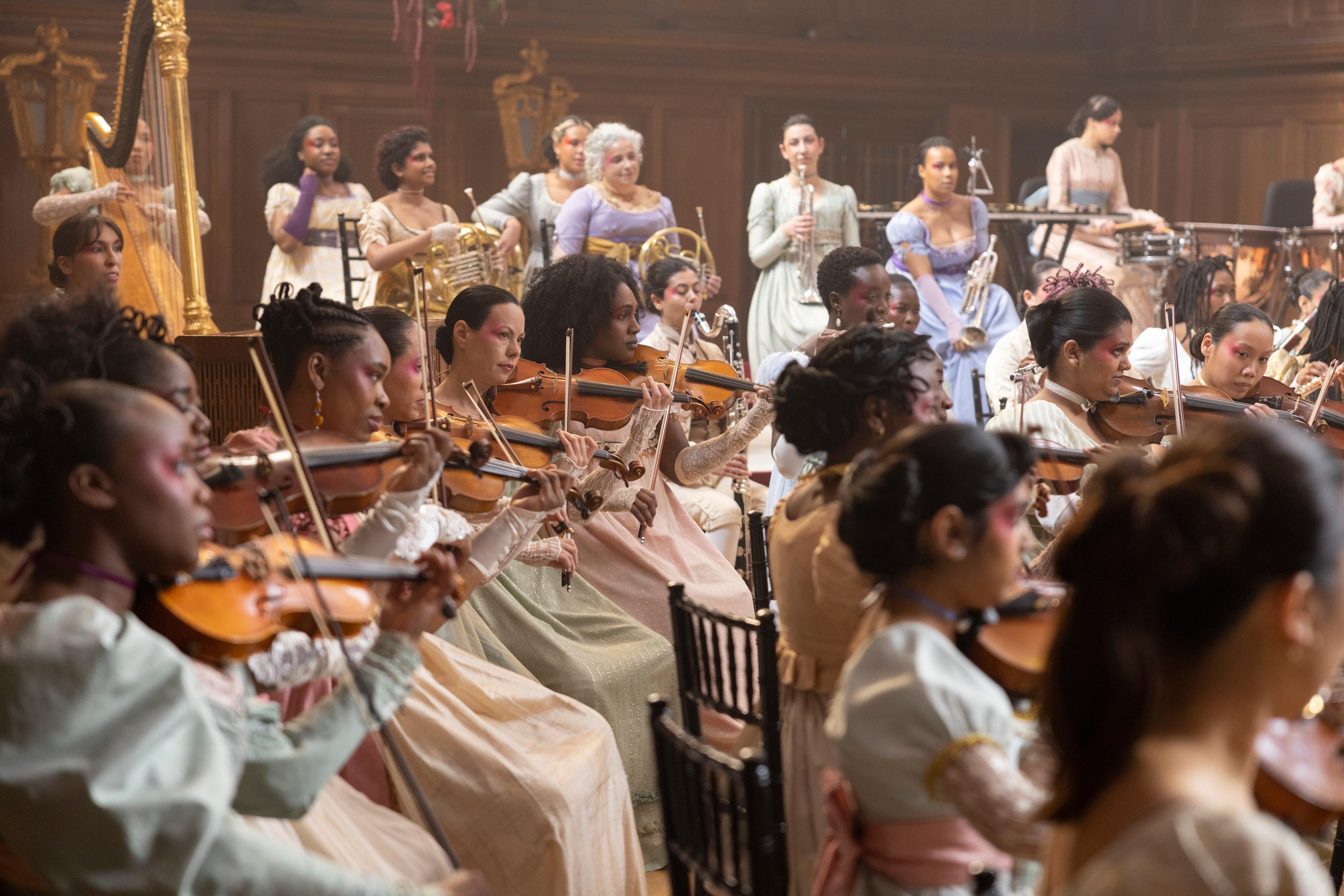 Queen Charlotte behind the scenes