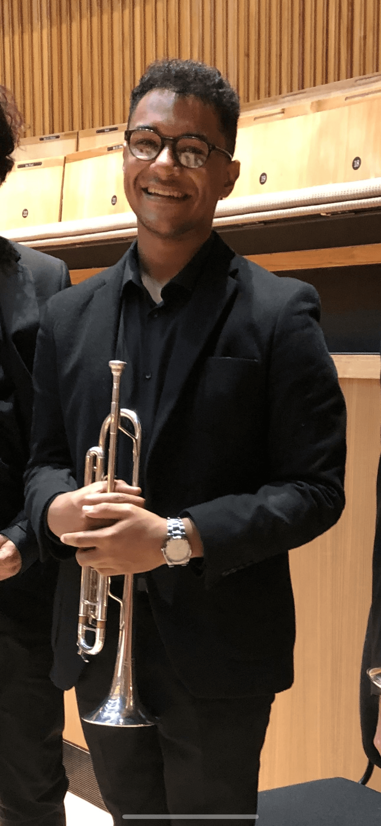 Phot of Chineke! Junior Orchestra member Bradley Wilson